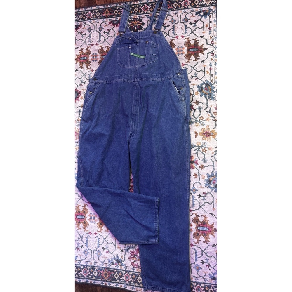 Key Imperial Aristocrat Carpenters Bib Overalls W56 X L32 Farmer Workwear‎